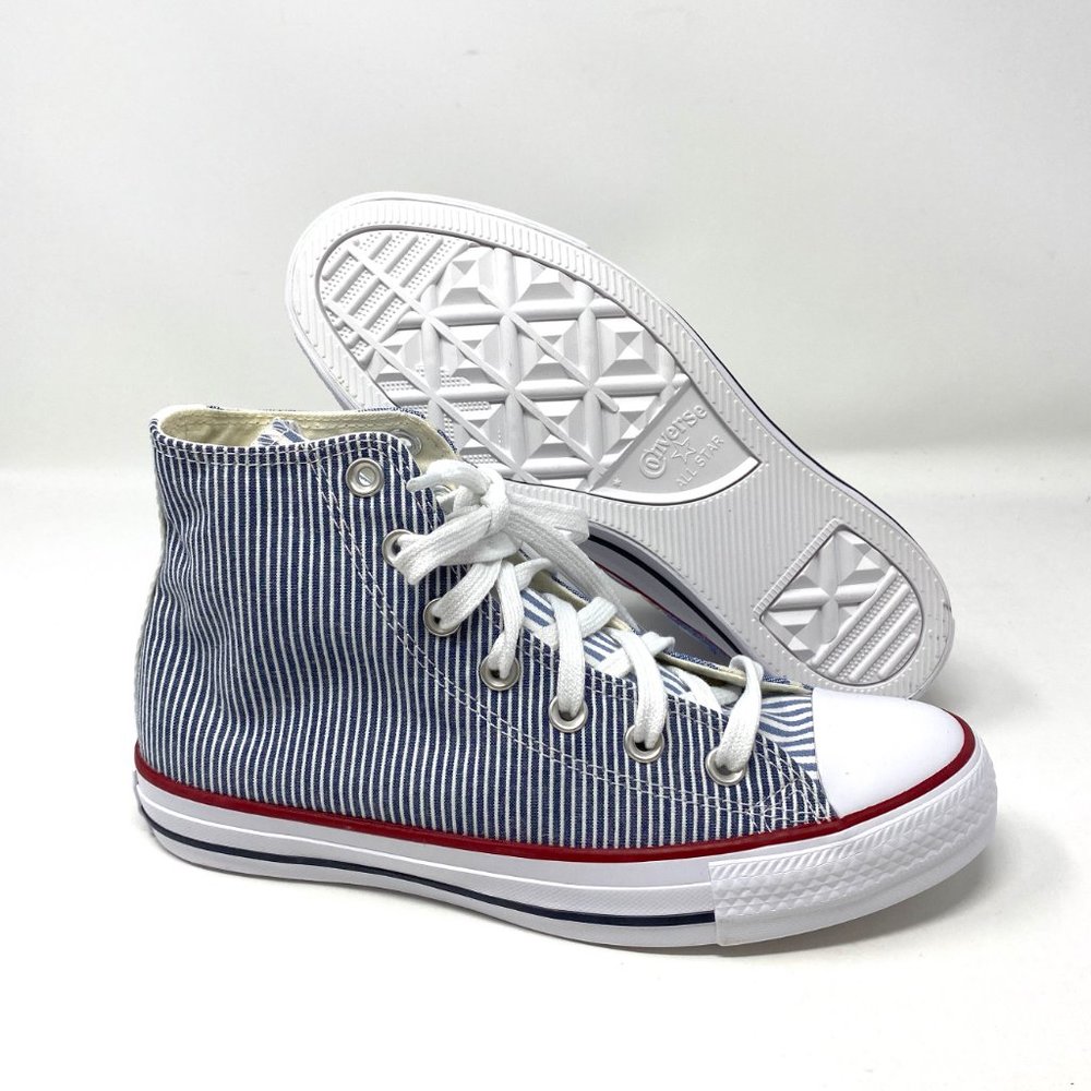 Converse AS Hi Sneaker Vintage Canvas Blue White Women's Size 163974C - Picture 4 of 10